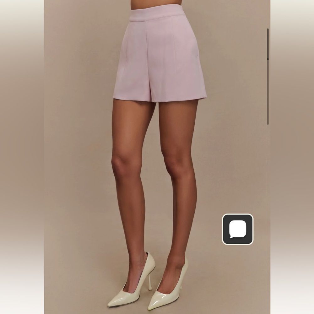 Elegant Pink Women's Shorts by Meshki